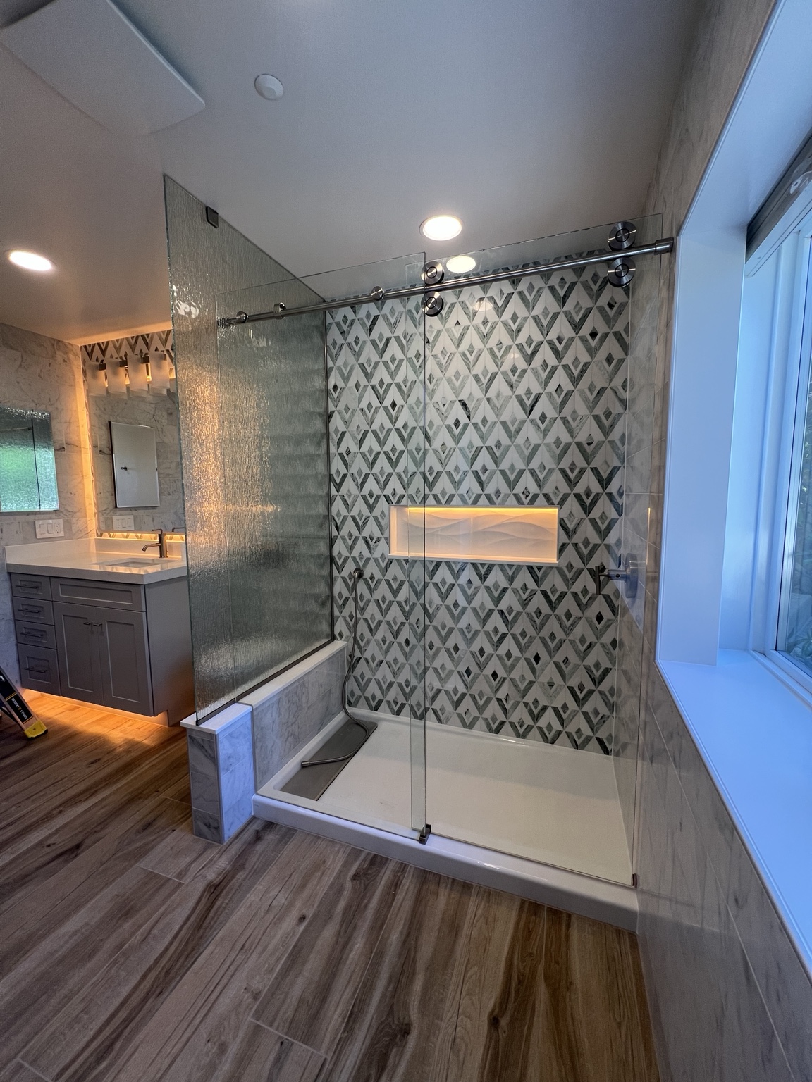 Shower Door Project by Mile High Glass Pros in Denver
