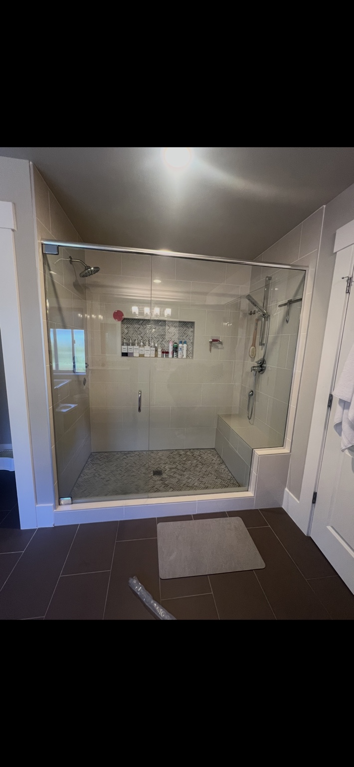 Shower Door Project by Mile High Glass Pros in Denver